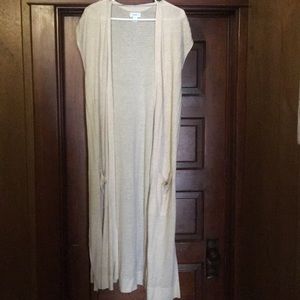 Shortsleeved Duster Cardigan